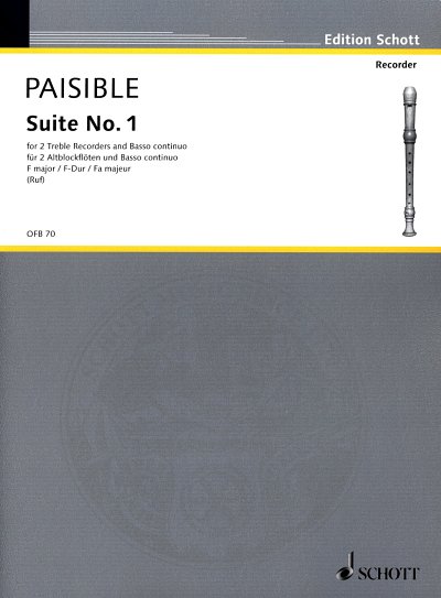 J. Paisible: Suite Nr. 1 F-Dur