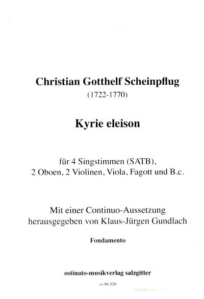 C.G. Scheinpflug: Kyrie eleison, Ges2Ob2VlnVl (Bc)