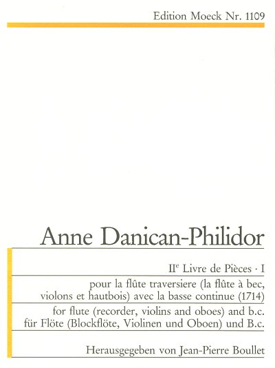 Philidor Anne Danican: Livre De Pieces 1
