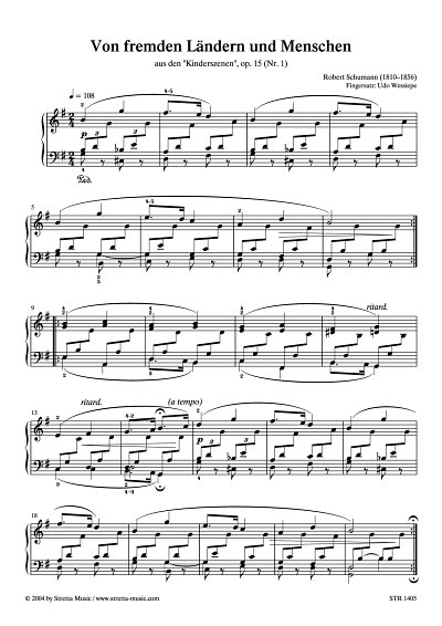 DL: R. Schumann: Von fremden Laendern und Menschen aus 