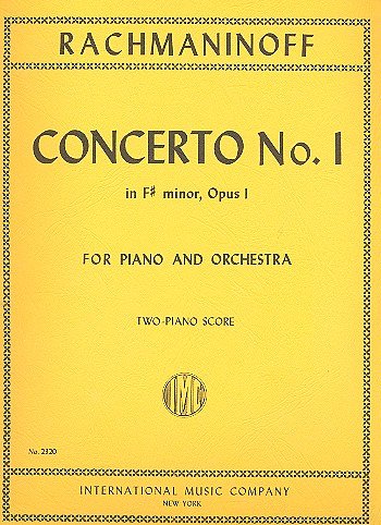 S. Rachmaninow: Concerto N. 1 In Fa Diesis Min Op. 1 (CD)