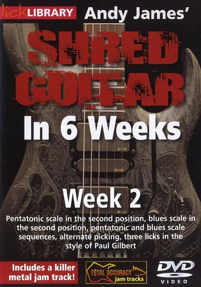 Andy James' Shred Guitar In 6 Weeks - Week 2, Git (DVD)