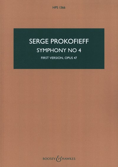 S. Prokofjew: Symphonie 4 Op.47 , Sinfo (Bu)