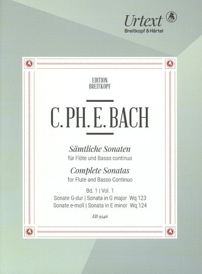 AQ: C.P.E. Bach: Sämtliche Sonaten 1, FlBc (KlavpaS (B-Ware)