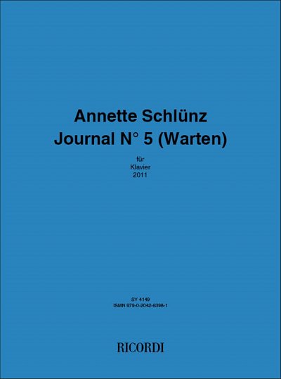 Schlünz, Annette Journal No 5 (Warten) (KA)