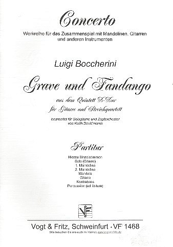 L. Boccherini: Grave + Fandango (Quintett D-Dur Git Str Quar