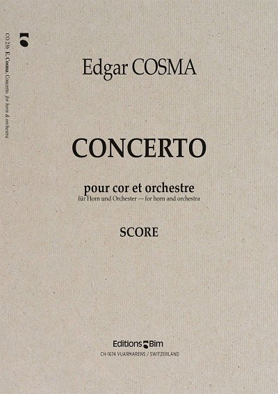 E. Cosma: Concerto