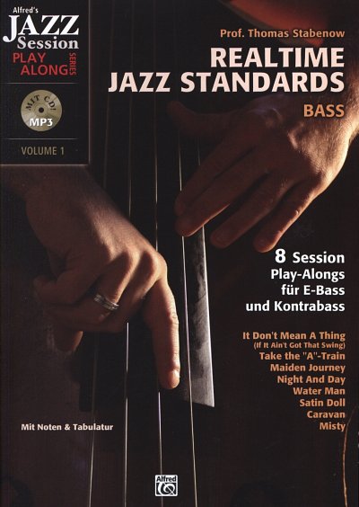 T. Stabenow: Realtime Jazz Standards, Kb/EBass (Tab+CD)