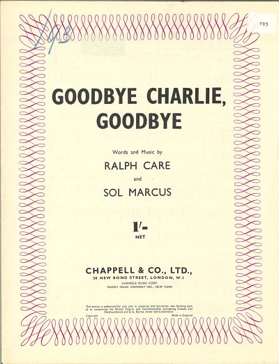 DL: S. Marcus: Goodbye Charlie, Goodbye, GesKlavGit