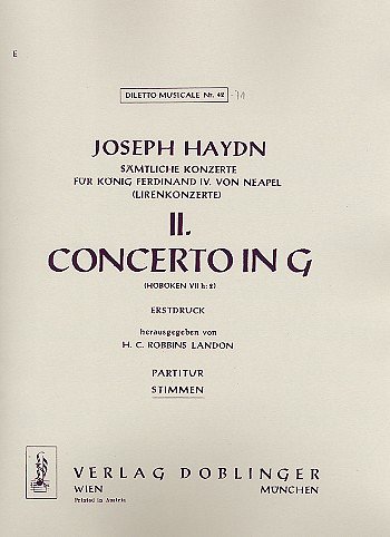 J. Haydn: Konzert 2 G-Dur Hob 7h/2 (Lirenkonzert)