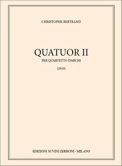 C. Bertrand: Quatuor II, 2VlVaVc (Part.)