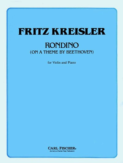 F. Kreisler: Rondino (On A Theme By Beethoven, VlKlav (KASt)