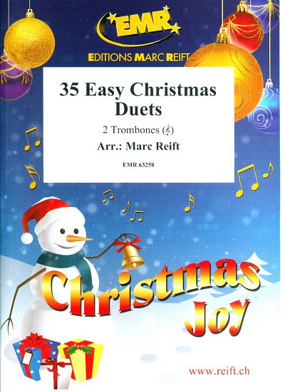 M. Reift: 35 Easy Christmas Duets, 2PosVs (2Sppa)