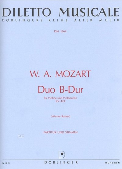 W.A. Mozart: Duo B-Dur Kv 424