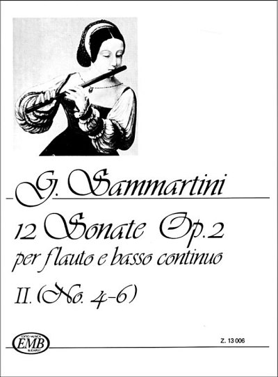 G. Sammartini: 12 Sonate op. 2, Vol. II, FlBc (KlavpaSt)
