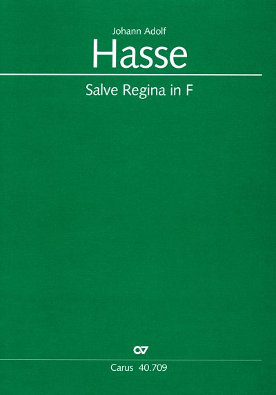 J.A. Hasse: Salve Regina in F, 3GsFchOrg (Part.)