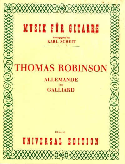 T. Robinson: Allemande und Galliard 