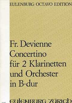 F. Devienne: Concertino für 2 Klarinetten, 2KlarKamo (Part.)