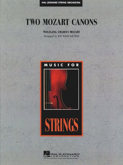 W.A. Mozart: Two Mozart Canons, Stro (Pa+St)