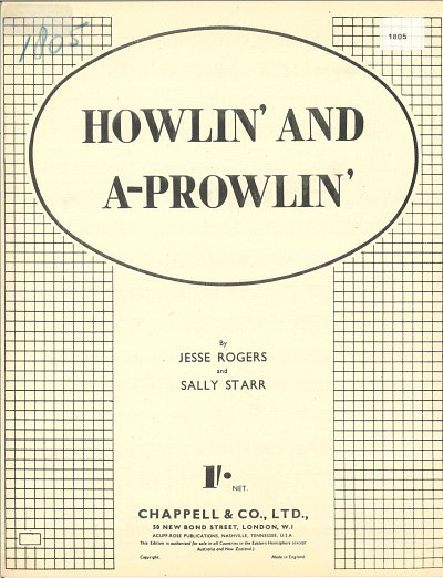 DL: J.R.S. Starr: Howlin' And A-Prowlin', GesKlavGit