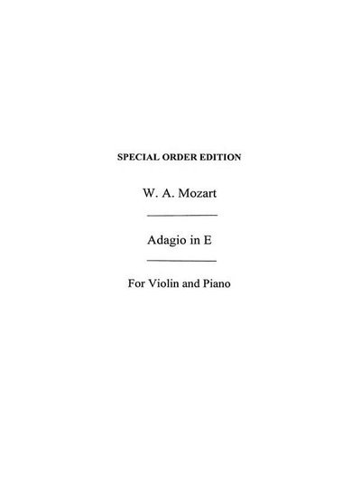 Adagio In E Kv261, Viol