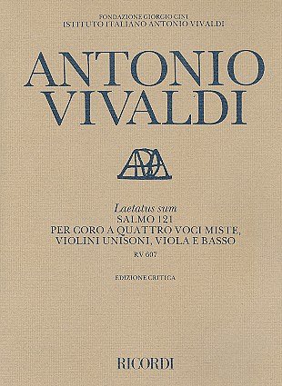 A. Vivaldi: Laetatus Sum. Salmo 121 Rv 607, Ch (Part.)