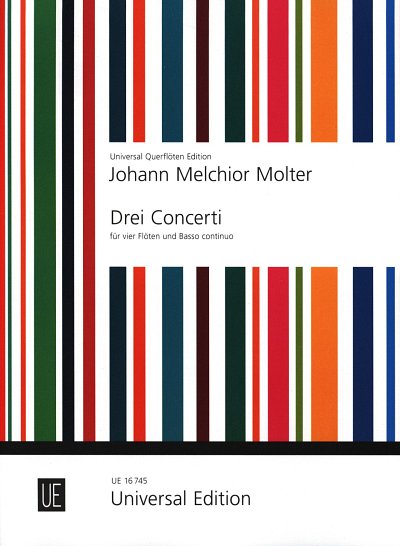 J.M. Molter: 3 Concerti, 4FlBc (KlavpaSt)