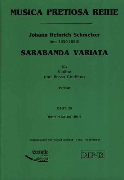 J.H. Schmelzer: Sarabanda Variata