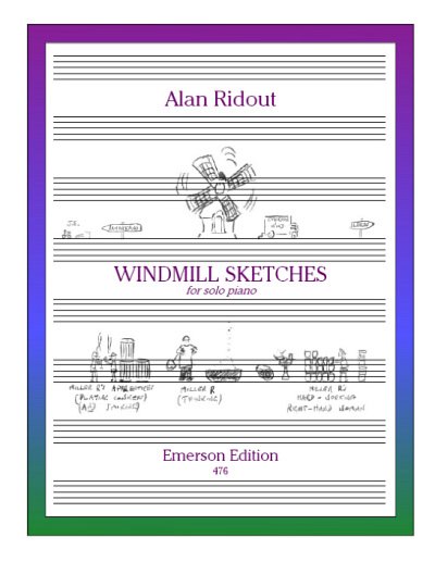 A. Ridout: Windmill Sketches For Solo Piano, Klav