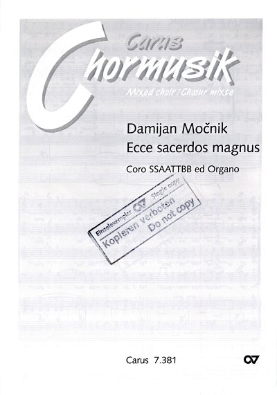 Mocnik, Damijan: Ecce sacerdos magnus