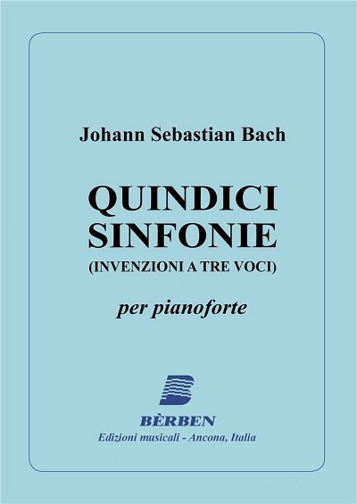 J.S. Bach: 15 Sinfonie, Klav (Part.)