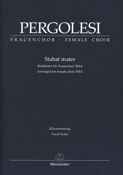 G.B. Pergolesi: Stabat mater, Fch3Klv (KA)