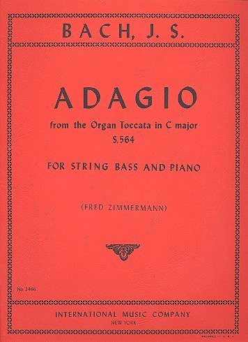 J.S. Bach: Adagio Dalla Toccata Per Organo In Do (Zimmer, Kb