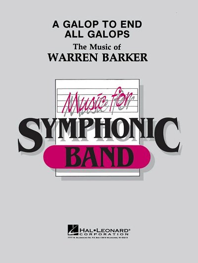 W. Barker: A Galop to End All Galops