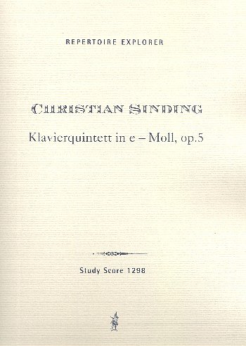 C. Sinding: Quintett e-Moll op.5