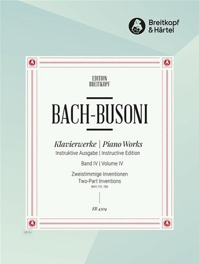 J.S. Bach: Zweistimmige Inventionen BWV 772-786, Klav
