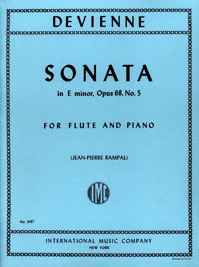 F. Devienne: Sonata Mi M. Op. 68 N. 5 (Rampal), Fl