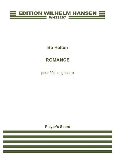 B. Holten: Romance Pour Flute Et Guitarre, FlGit (Part.)