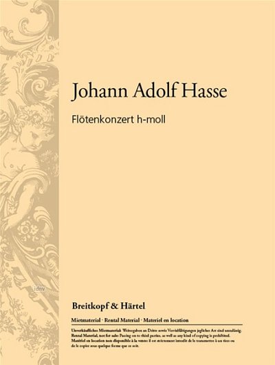 J.A. Hasse: Konzert H-Moll - Fl 2 Vl Va Vc (Kb)