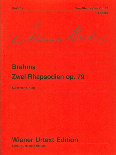 J. Brahms: Zwei Rhapsodien op. 79