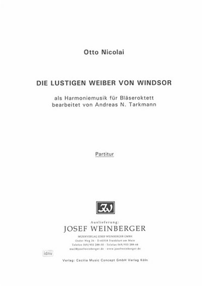 O. Nicolai: Die Lustigen Weiber Von Windsor
