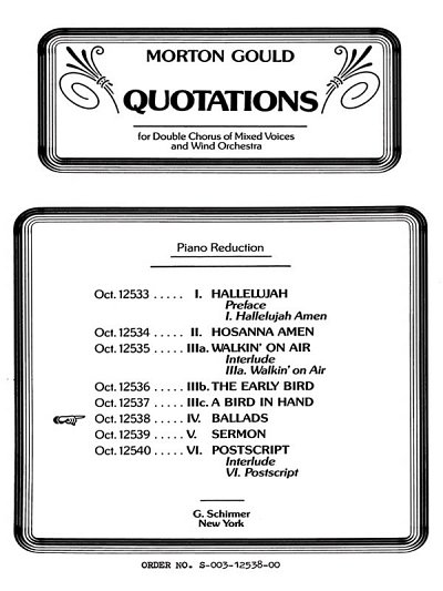 Ballads From Quotations (Chpa)