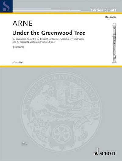 W. Arne, Thomas Augustine: Under the Greenwood Tree Nr. 5