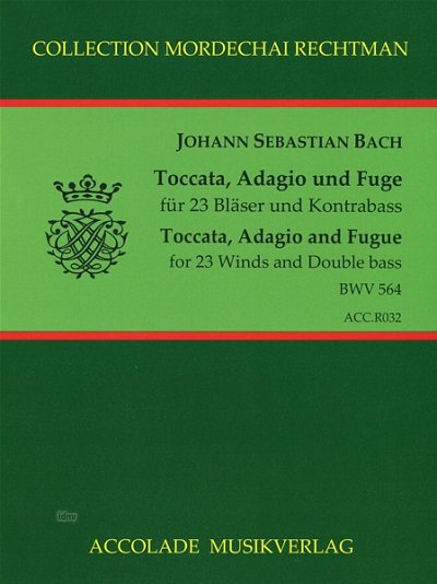 J.S. Bach: Toccata, Adagio und Fuge C-Dur Bwv, Blaso (Pa+St)