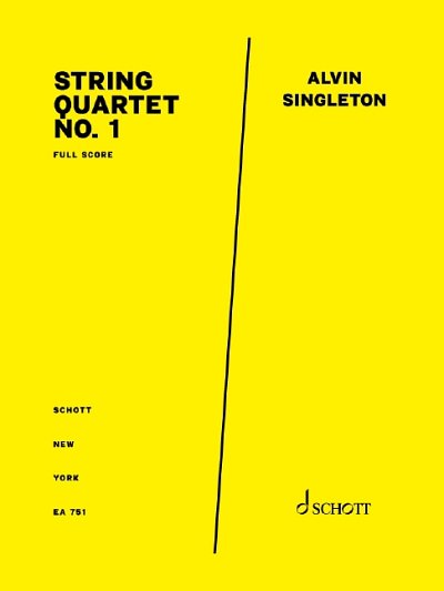 A. Singleton: String Quartet No. 1