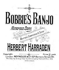 DL: H. Harraden: Bobbie's Banjo, GesKlav
