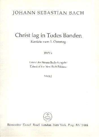 J.S. Bach: Christ lag in Todes Banden (Christ lay by death e