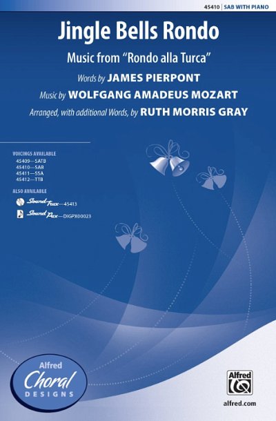W.A. Mozart: Jingle Bells Rondo, Gch3Klav (Chpa)