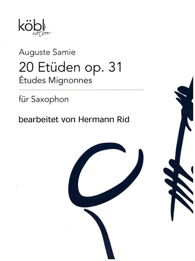 20 Etüden op.31 für Saxophon , Sax