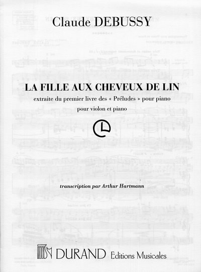 C. Debussy: La Fille Au Cheveux De Lin, VlKlav (KlavpaSt)
